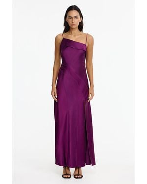 Acler Zetland Maxi Dress - Purple