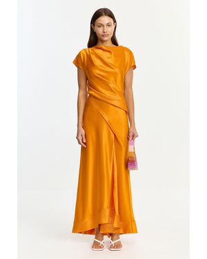 Acler Glatton Maxi Dress For - Orange