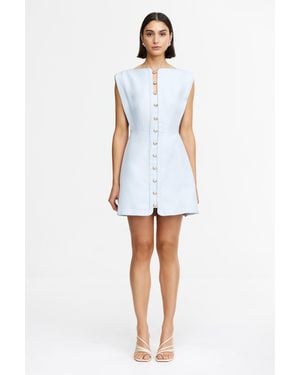 Acler Cinderford Mini Dress - White