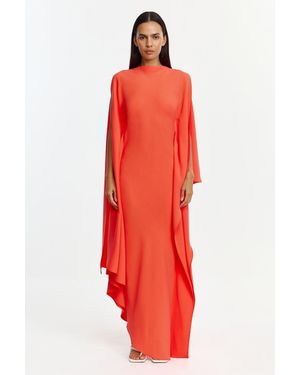 Acler Jarvis Maxi Dress By Satin - Red