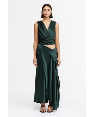 Acler Yewdale Maxi Skirt - Green