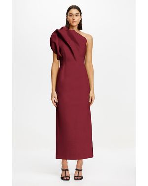 acler violethill midi dress Acler Violethill Midi Dress In Blooming Abstraction - 60% Off