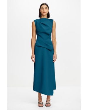 Acler Normanhill Midi Dress - Blue