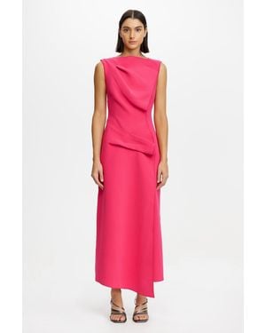 Acler Normanhill Midi Dress - Pink