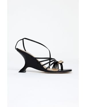 Acler Dylan Wedge - Black
