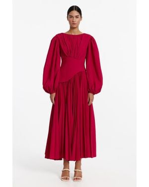Acler Charley Midi Dress - Red