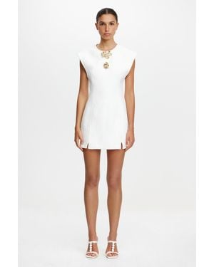 Acler Brit Mini Dress - White