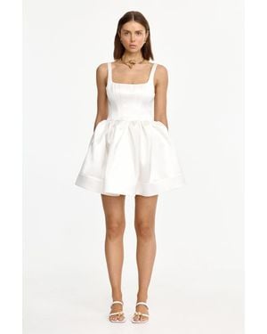 Acler Balmer Mini Dress - White