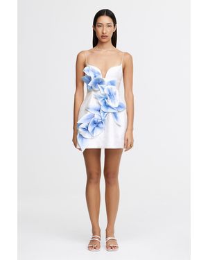 Acler Bilbo Mini Dress - Blue
