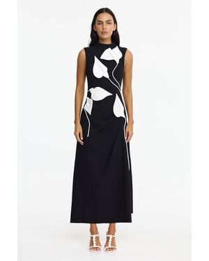 Acler Kadence And Ivory Midi Dress - White