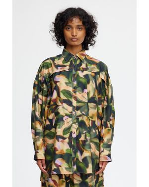 Acler Oversized Cotton Shirt - Green