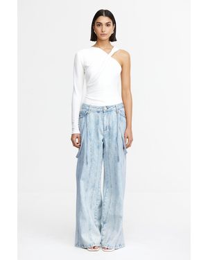 Acler Eagleton Jean For 100% Cotton - Blue