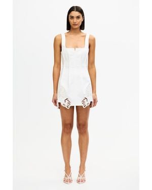 Acler Leven Mini Dress - White
