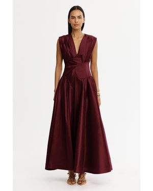 Acler Innoxhill Maxi Dress - Red