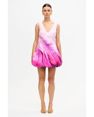 Acler Acler Structured Mini Dress - Pink