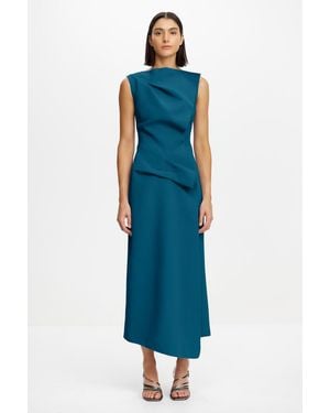 Acler Normanhill Midi Dress - Blue
