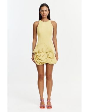 Acler Tantani Mini Dress For Polyester - Yellow