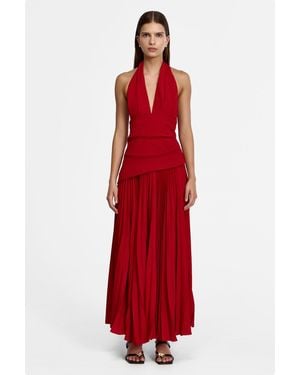 Acler Kerrison Maxi Dress - Red