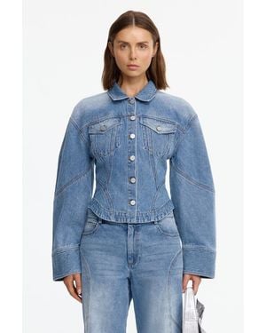 Acler Darmeet Denim Jacket For 100% Cotton - Blue