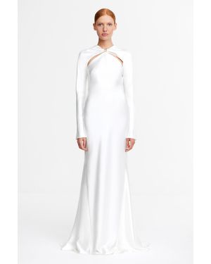 Acler Long Sleeve Gown For - White