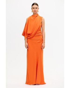 Acler Wilcott Maxi Dress - Orange