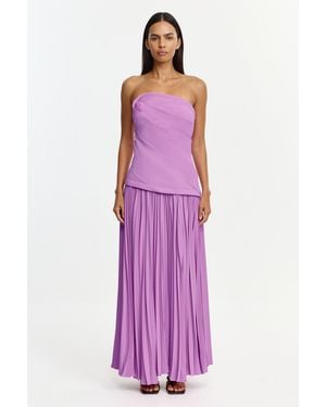 Acler Harden Maxi Dress - Purple