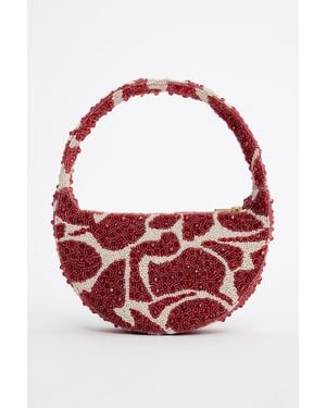 Acler Bead Birch Bag - Red