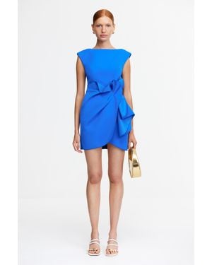 Acler Lamberton Mini Dress - Blue