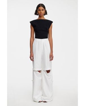 Acler Chapel Hill Wide-Leg Pant - White