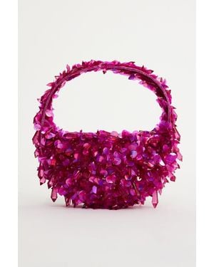 Acler Crystal Birch Bag - Pink
