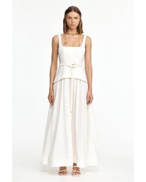 Acler Actonhill Maxi Dress - White