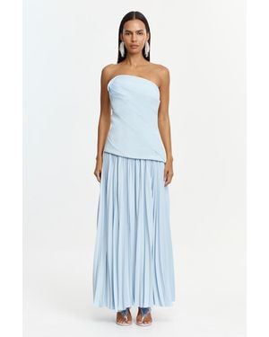 Acler Harden Maxi Dress By - Blue
