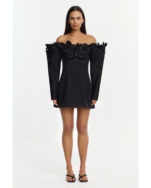 Acler Bunowen Mini Dress - Black