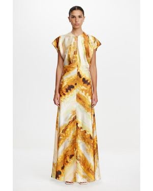 Acler Yarrow Maxi Dress - Metallic