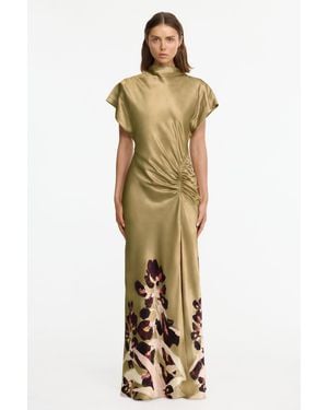 Acler Beckford Maxi Dress - Metallic