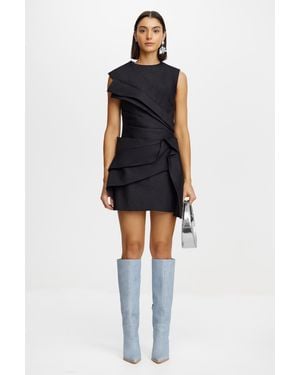 Acler Kenley Mini Dress - Blue