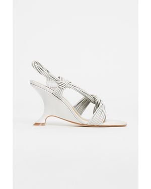 Acler Iverly Knot Wedge - White