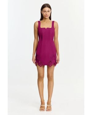 Acler Leven Mini Dress - Red