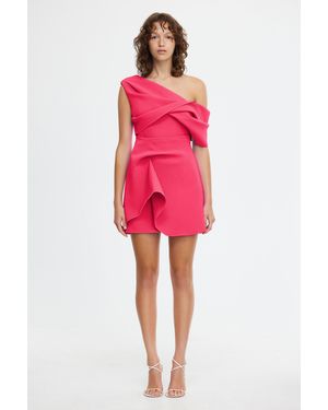 Acler Ashford Mini Dress - Red