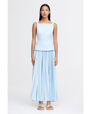 Acler Hollinshill Maxi Dress - Blue