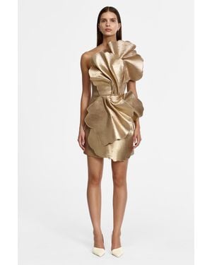 Acler Oakenzale Mini Dress - Natural