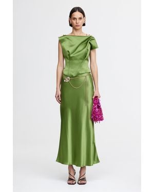Acler Midi Dress - Green