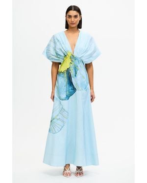 Acler Glamorgan Maxi Dress - Blue