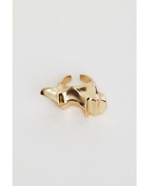Acler Elford Double Ring - Metallic