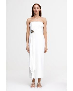 Acler Whitnell Midi Dress - White