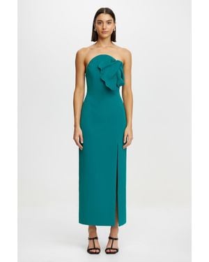 Acler Manton Midi Dress - Blue