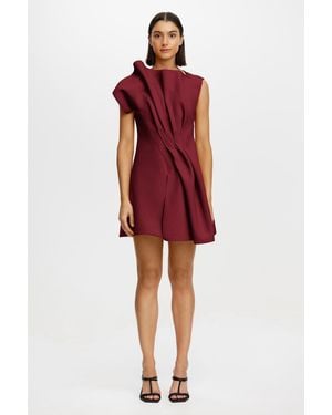 Acler Hawkley Mini Dress - Red
