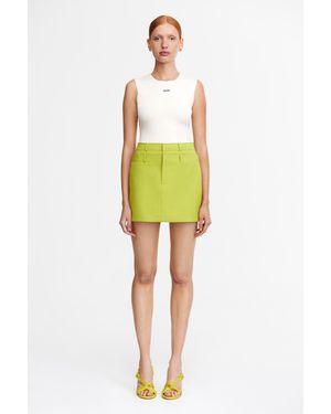 Acler Mini Skirt For - Yellow