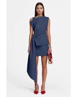 Acler Quindus Mini Dress - Blue