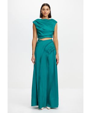 Acler Freston Skirt - Blue